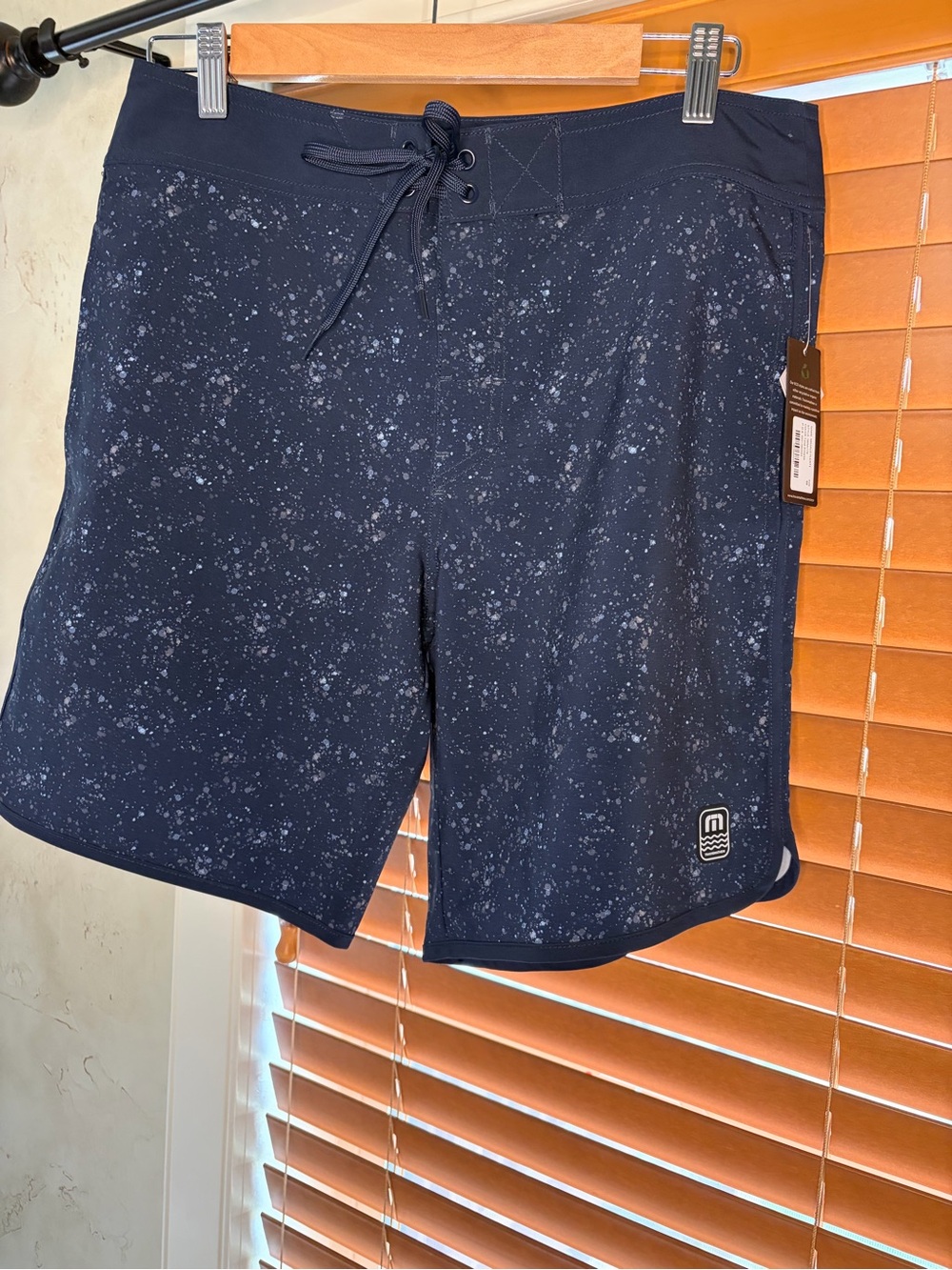Travis Mathew Navy Speckle Board Shorts